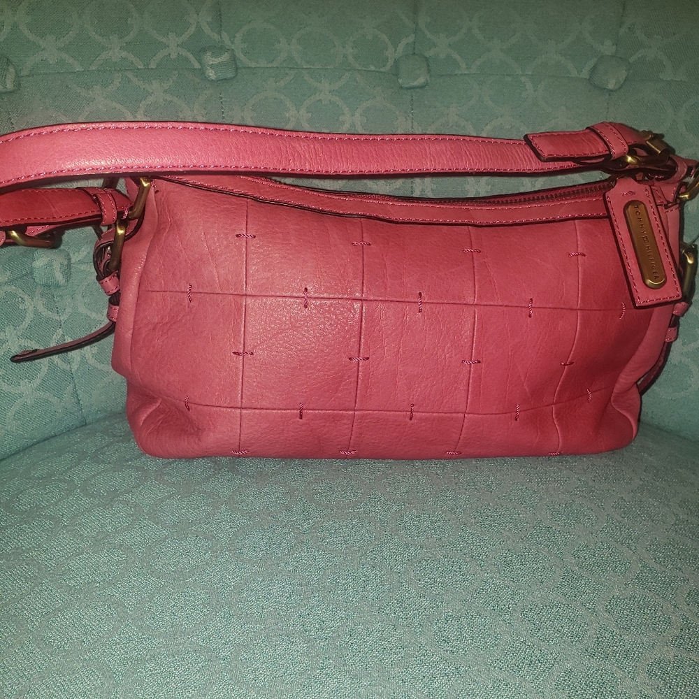 Tommy Hilfiger Fuscia Pink Shoulder Bag